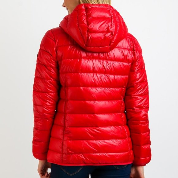 NWT Tommy Hilfiger Women Quilted Jacket, Red - Picture 3 of 4